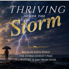 people standing in storm