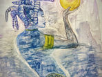 mermaid with healing sphere