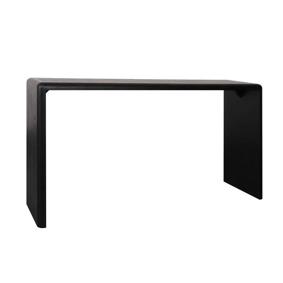 Thumbnail: Edge Console Table -  Oak - Black - 140cm wide - rr$1960