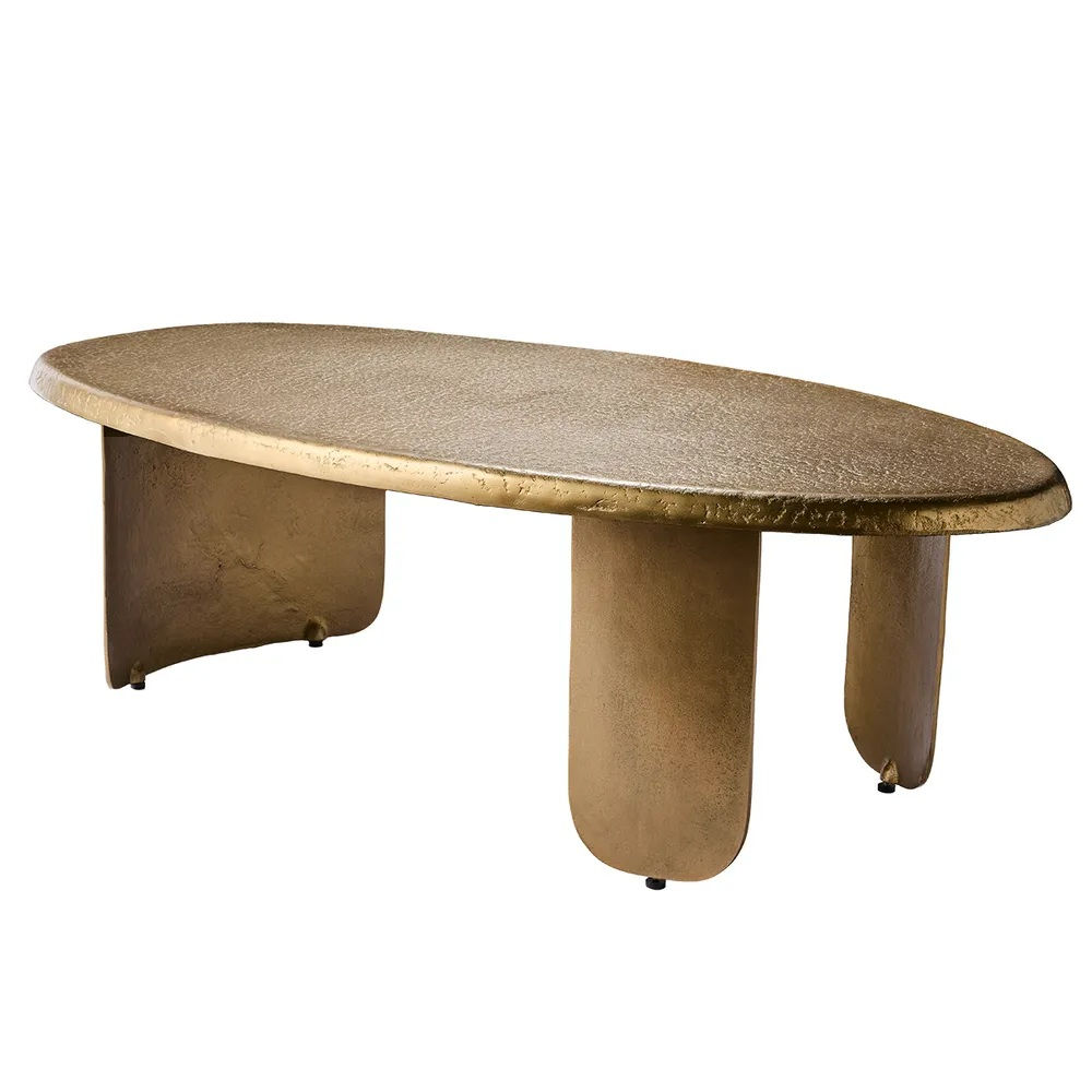 Space Coffee Table - Antique Gold - 124cm wide - rr$1280