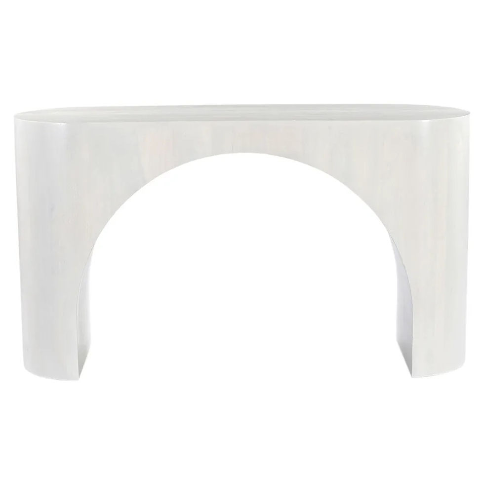 Thumbnail: Dria Console Table - White Timber Stain -135.5cm wide - rr$1800