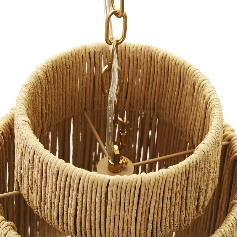 Thumbnail: Vilano 3-Tier Pendant - Iron Brass - 40.6cm high - rr$215
