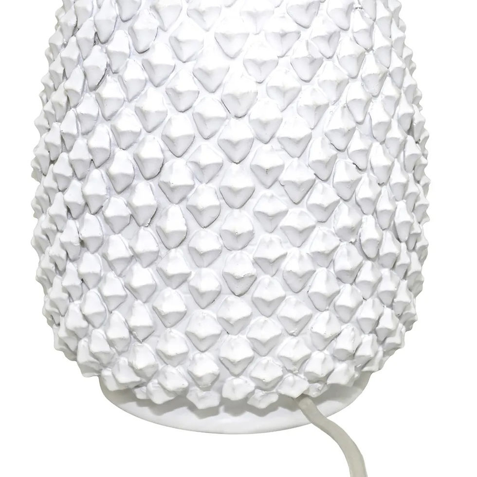 Thumbnail: Mareeba Pineapple Table Lamp - White/White - 67cm high - rr$435