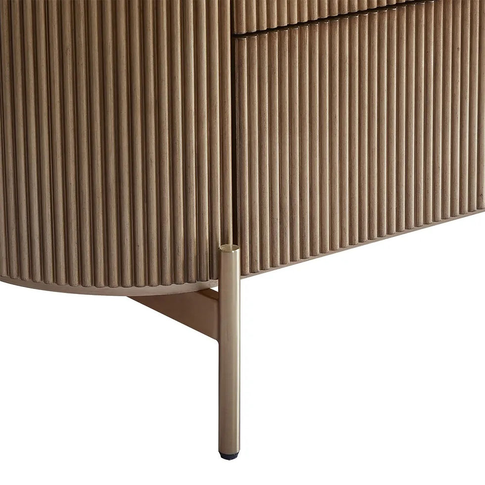 Thumbnail: Santa Rosa 3-Drawer Chest - Marble/Antique Gold/Gold/Brass - 98cm  wide rr$3515
