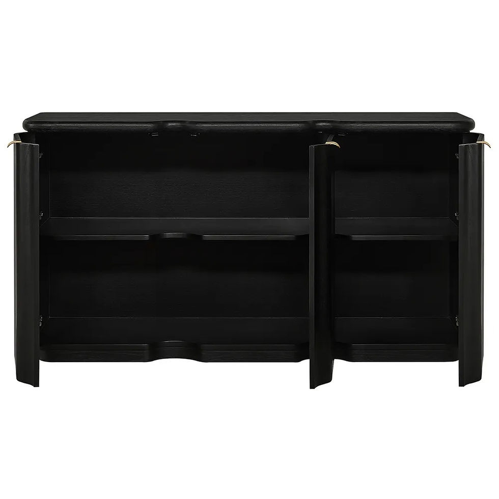 Thumbnail: Darling 3-Door Buffet - Black Oak - 150x45x80cm - rr$3305