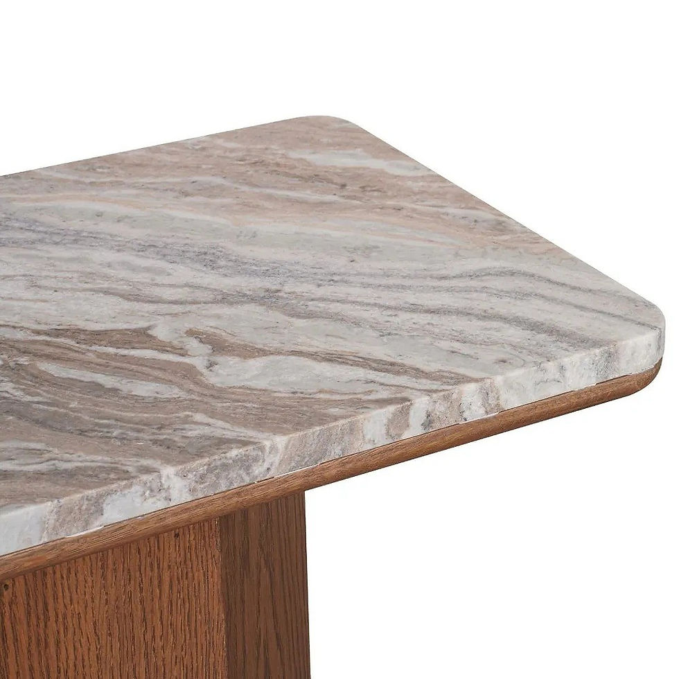 Thumbnail: Atherton Console Table - Walnut/Marble - 160cm wide - rr$3100