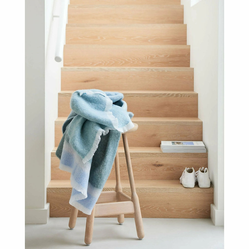 Thumbnail: Alpaca Pure Wool Throw - WHITEHAVEN - 122cm x 183cm rr$425