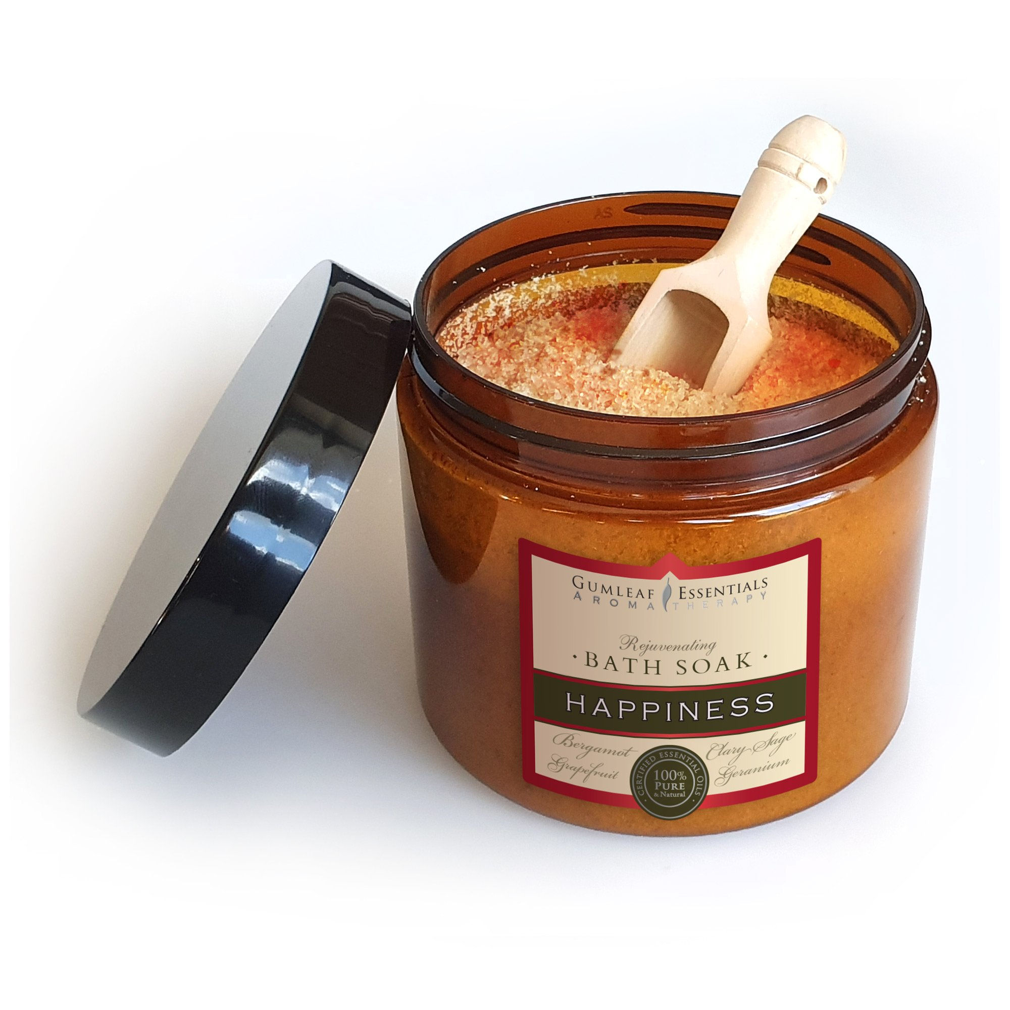 Happiness Bath Soak - 100% Pure Essential Oils - Australian Made - 400g