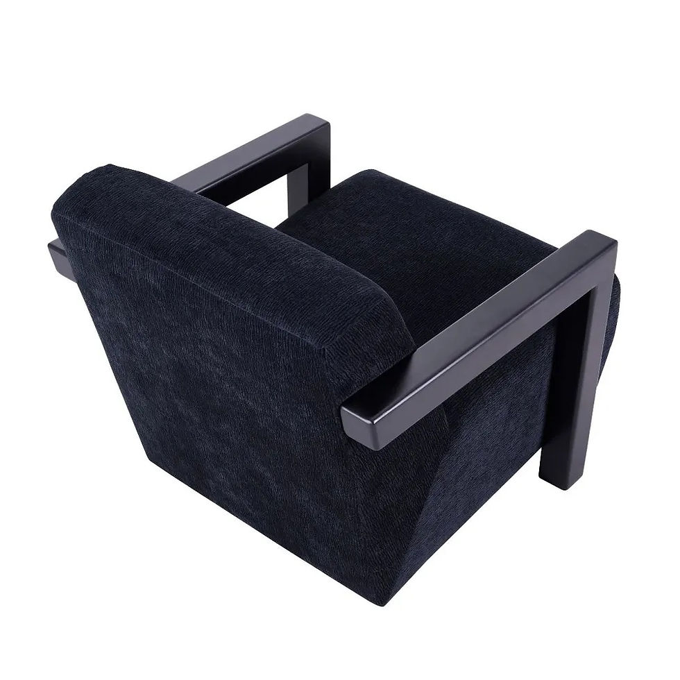 Thumbnail: Gus Armchair - Black - Timber/Fabric- 76x88x70cm - rr$1400