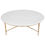 Thumbnail: Blume Coffee Table - Forged Iron/Marble  - 120cm Diam - rr$4625
