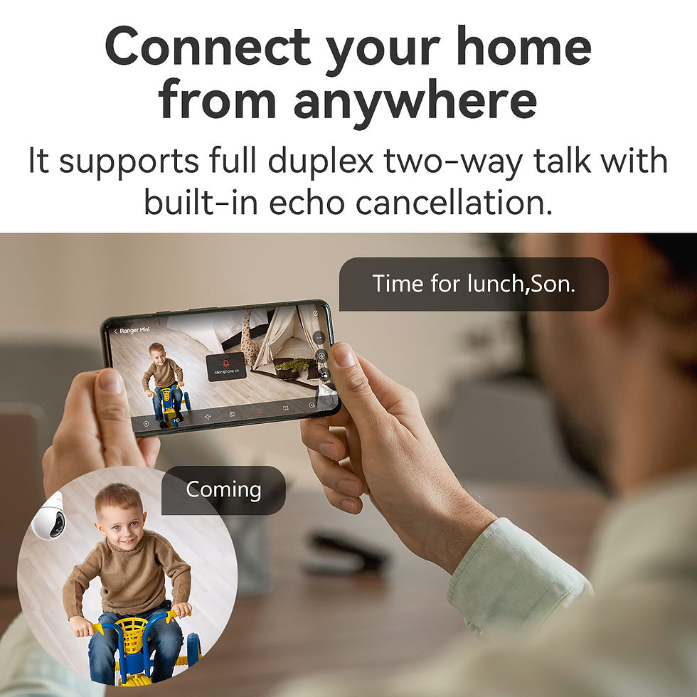 Thumbnail: IMOU Ranger Mini 3/5MP IP Camera 360° Human Detection Baby Monitor Home Securit