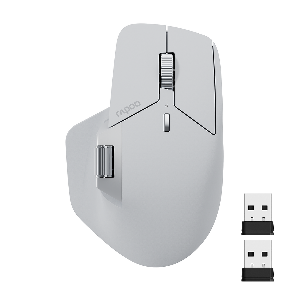 Thumbnail: Rapoo MT760L/MT760M Multi-mode Rechargeable Wireless Mouse Ergonomic 4000 DPI Su