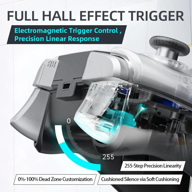 Thumbnail: Gamepad Wireless Gaming Controller Machenike G5 Pro Elite Hall Trigger Joystick 