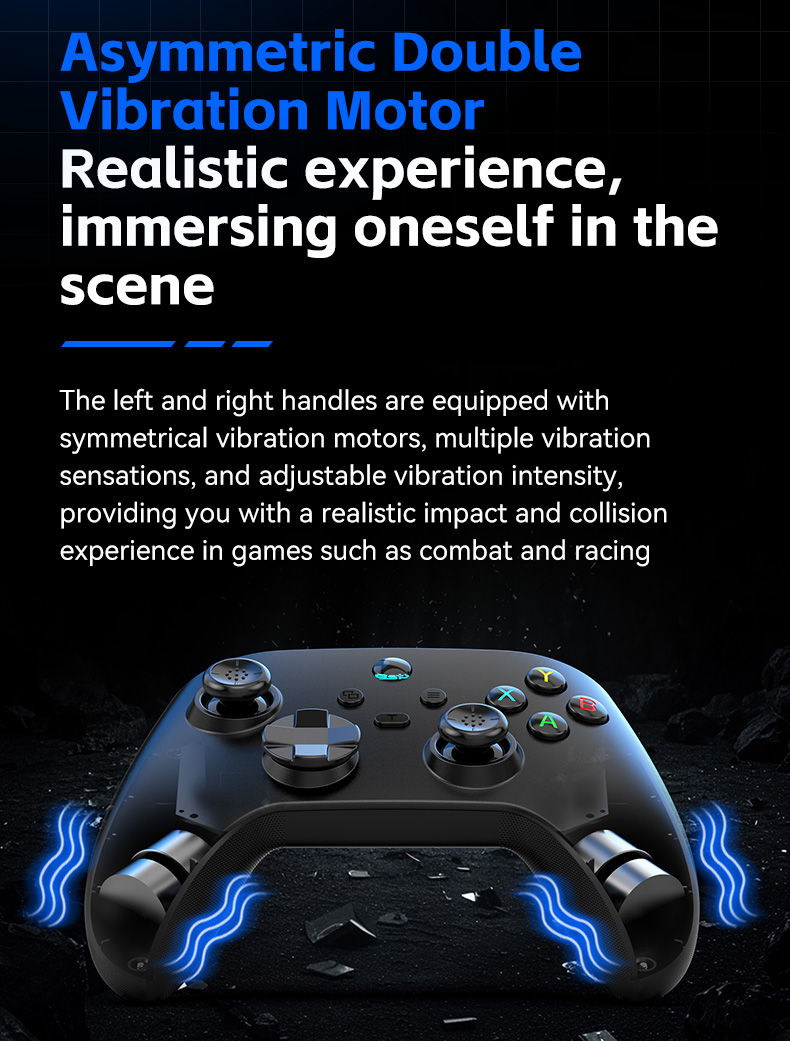 Thumbnail: G6 wireless  mobile game controller with Hall trigger and Hall joystick supporti