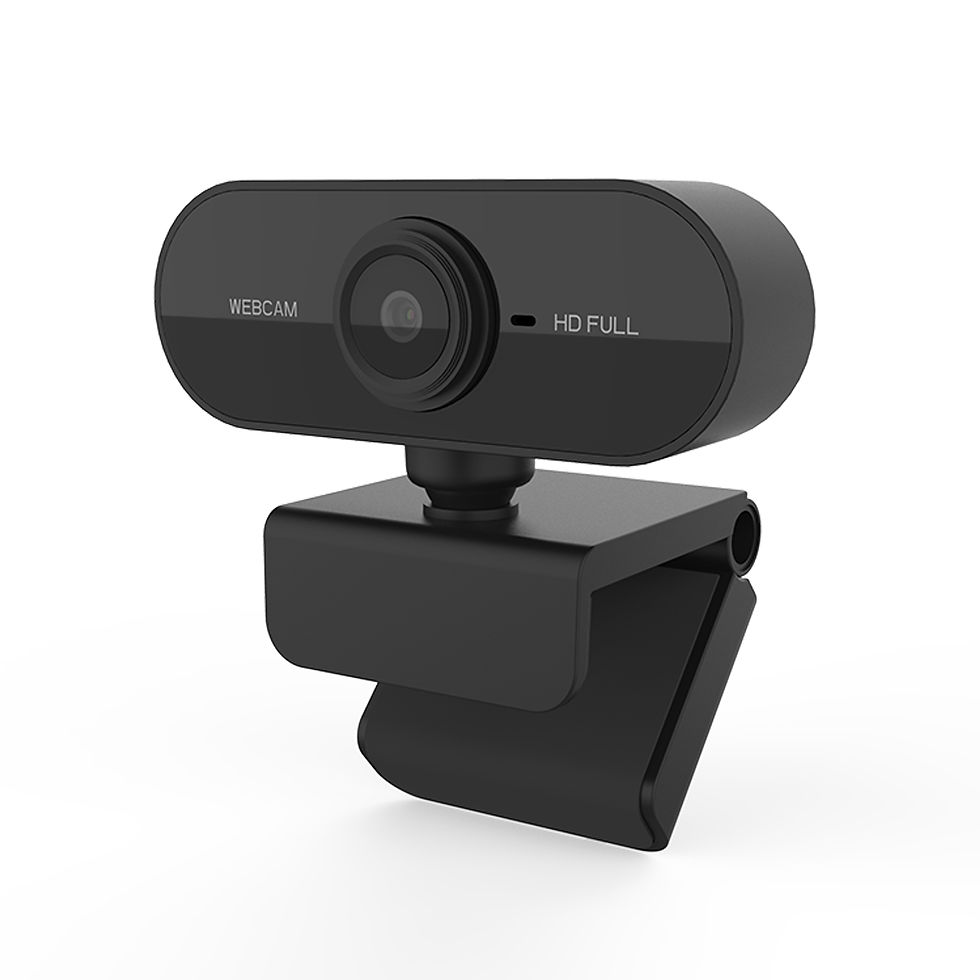 Thumbnail: Webcam with USB Plug Rotatable Camera for PC Mac Laptop Live Video Telephone Con