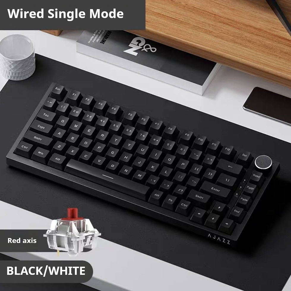 Thumbnail: AJAZZ AK820 Gaming Mechanical Keyboard: 70% Compact Layout / RGB Backlighting / 