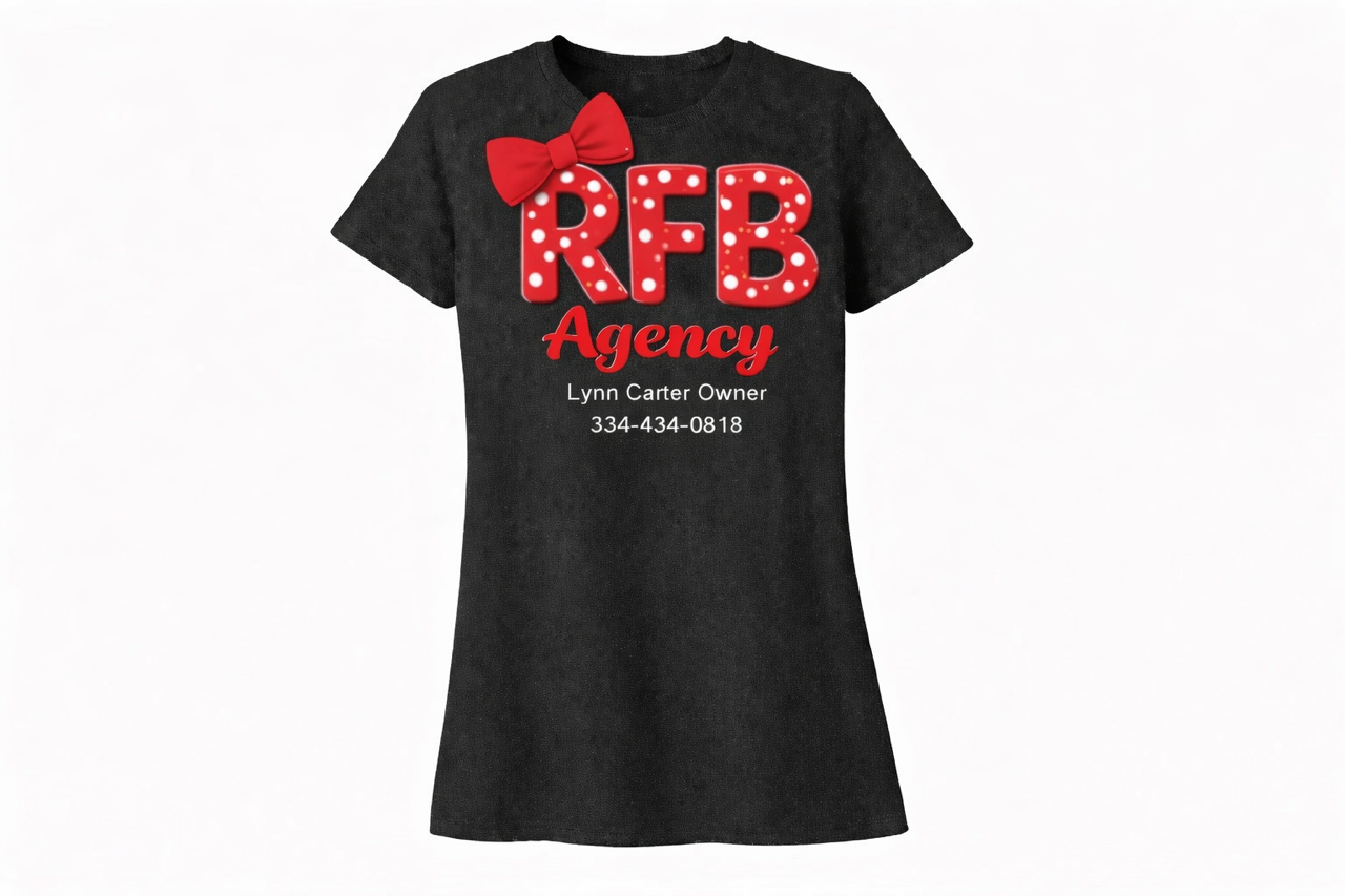 Black  Polka Dot Women's Tee