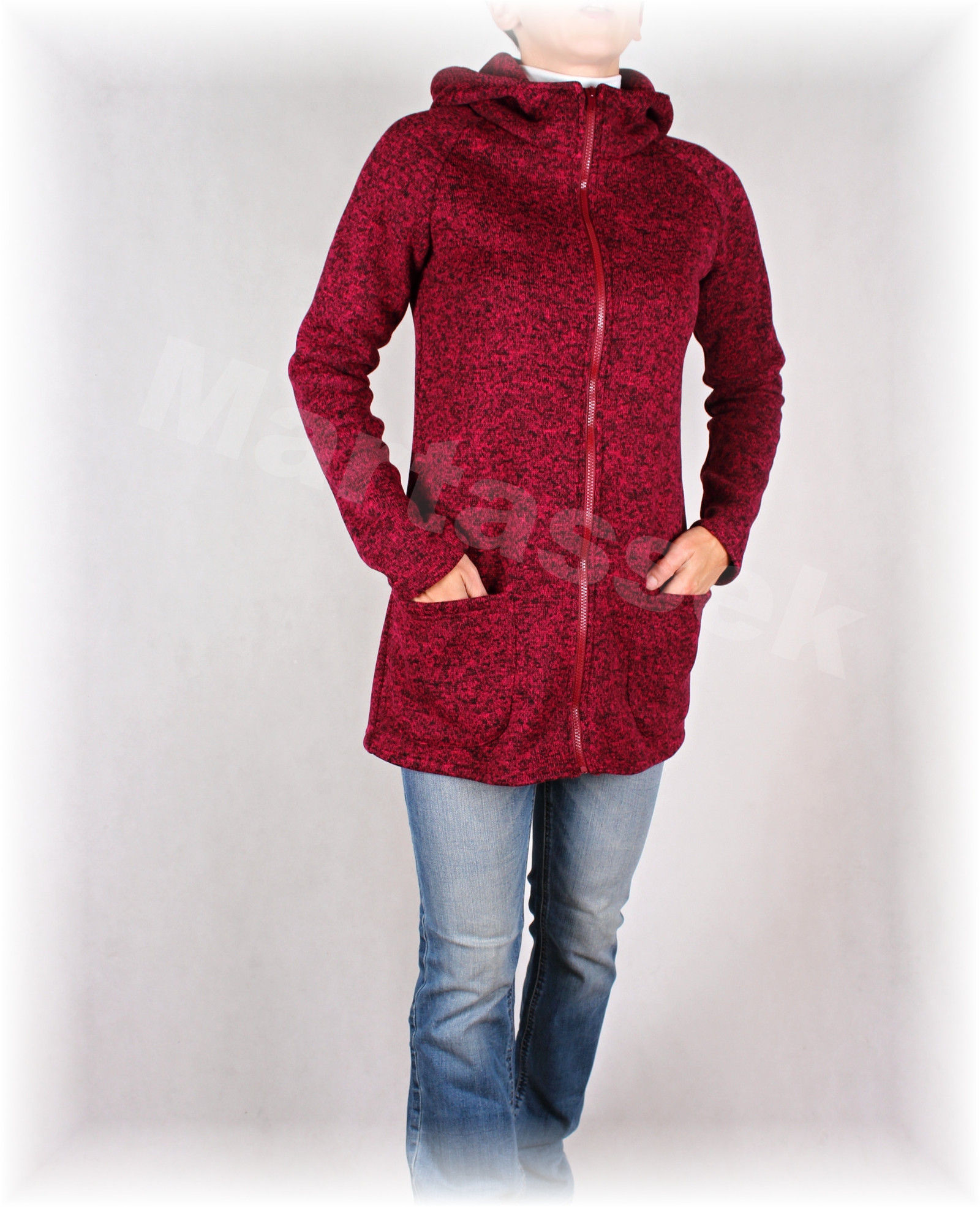 Hřejivý kabátek s kapucí-svetrovina(nové barvy)