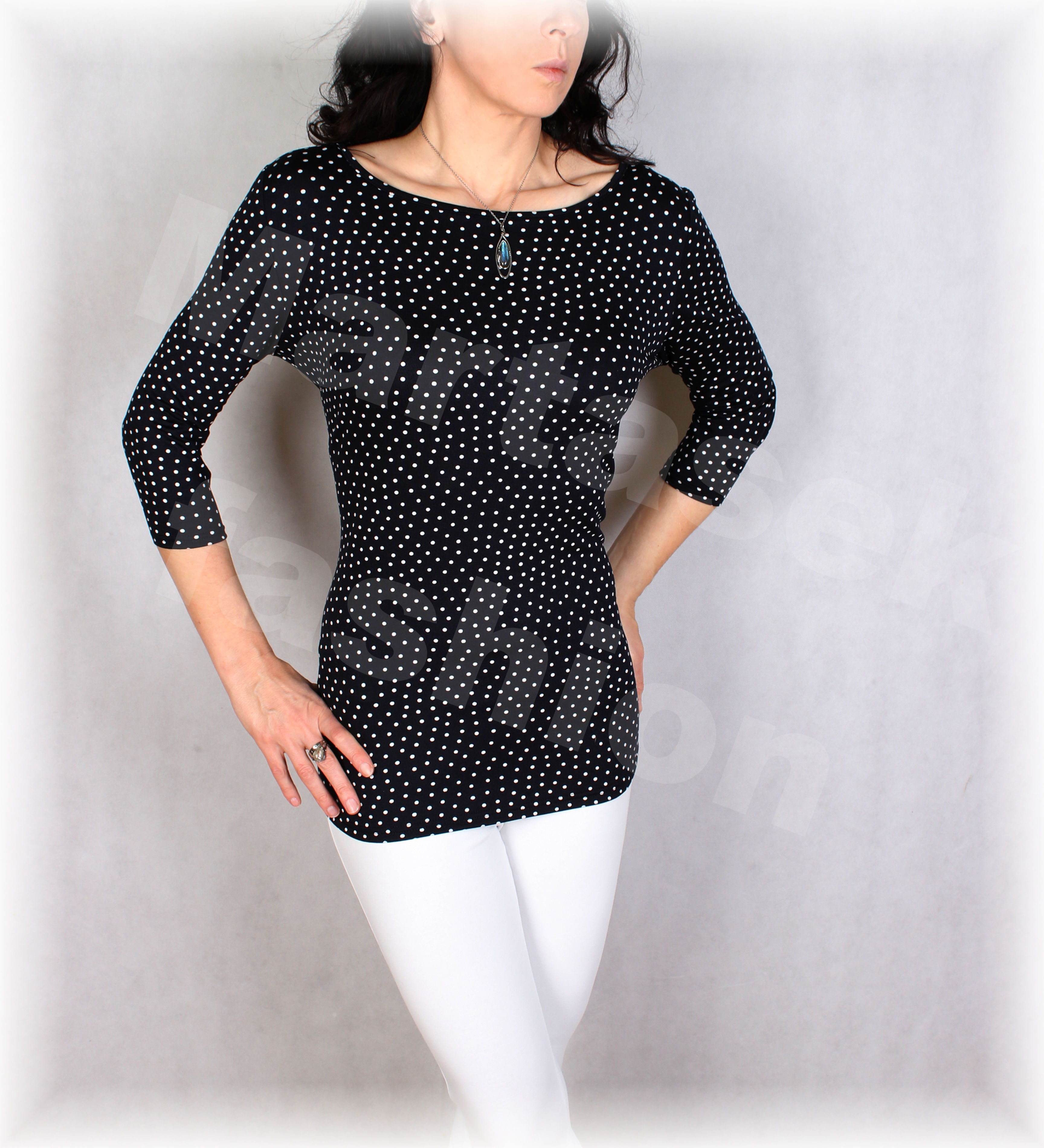 Triko puntíky vz.959 i krátký rukáv