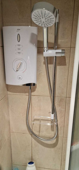 New fitted shower