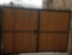 Thumbnail: MH35, Heavy Duty Wooden Drive Gate Installed