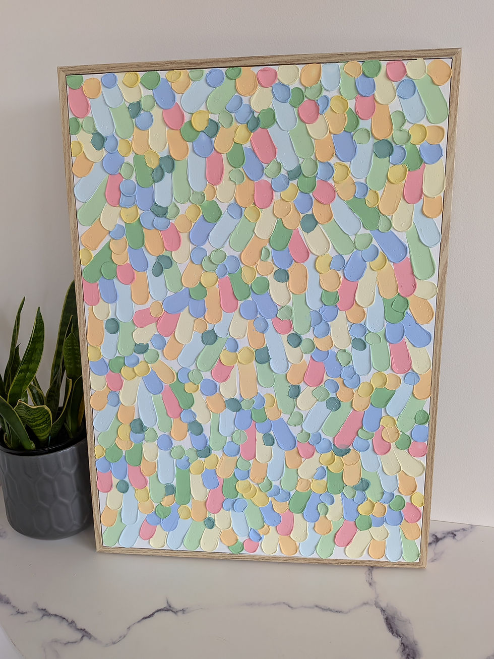 Thumbnail: SOLD ## Textured Joy - 70cm (H) x 50cm (W) 