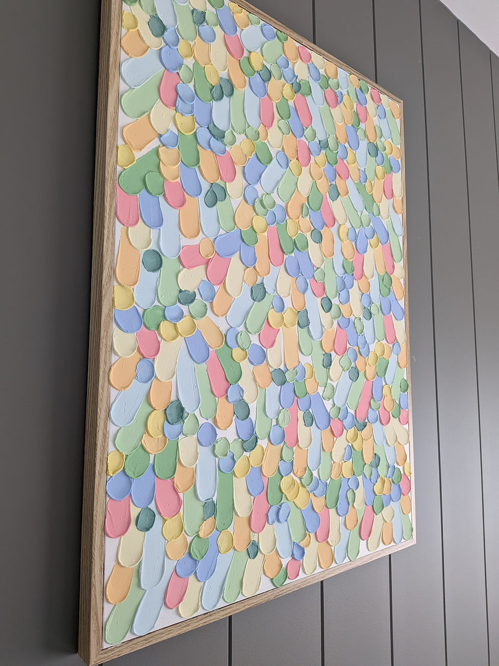 Thumbnail: SOLD ## Textured Joy - 70cm (H) x 50cm (W) 