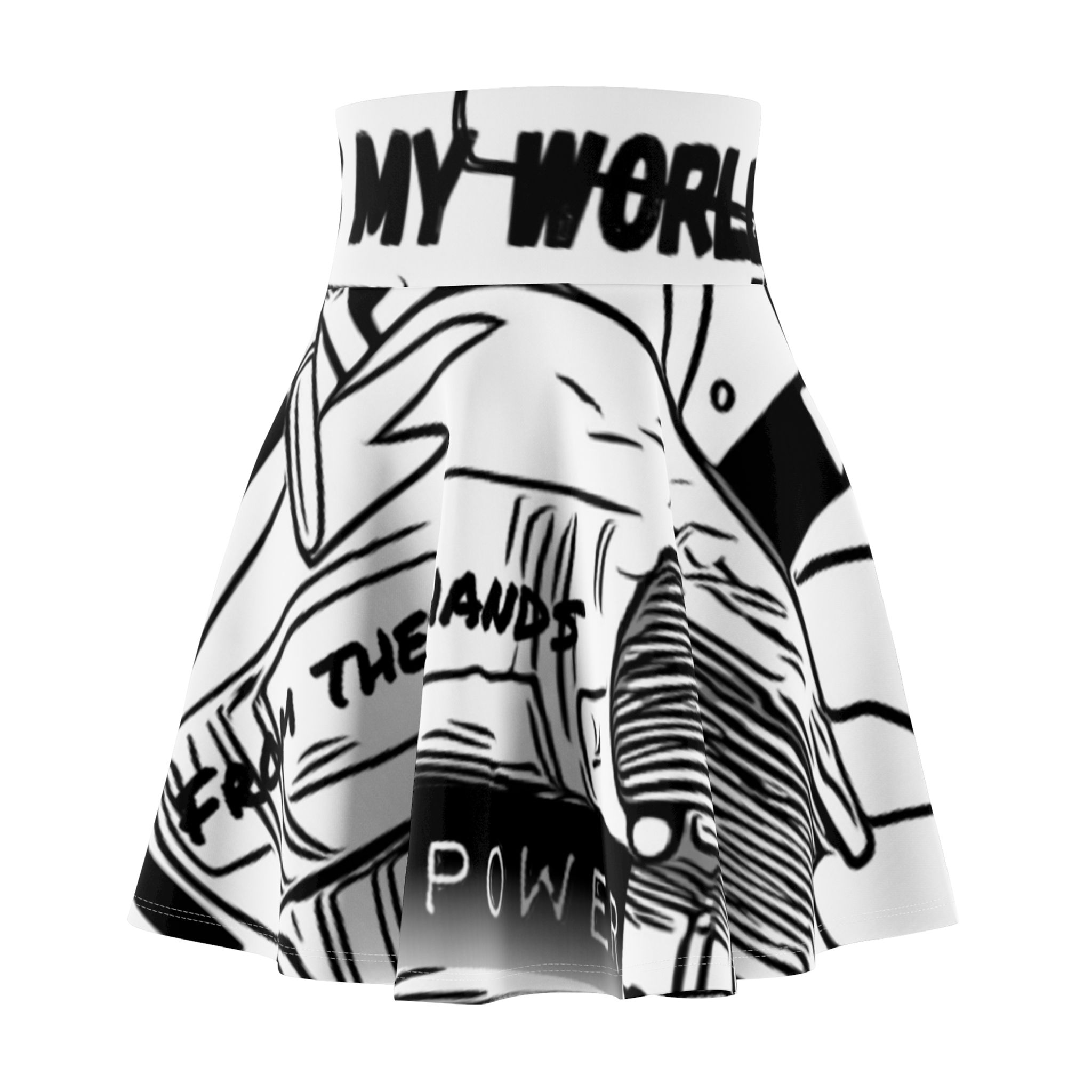 Wearable art Women's Skater Skirt