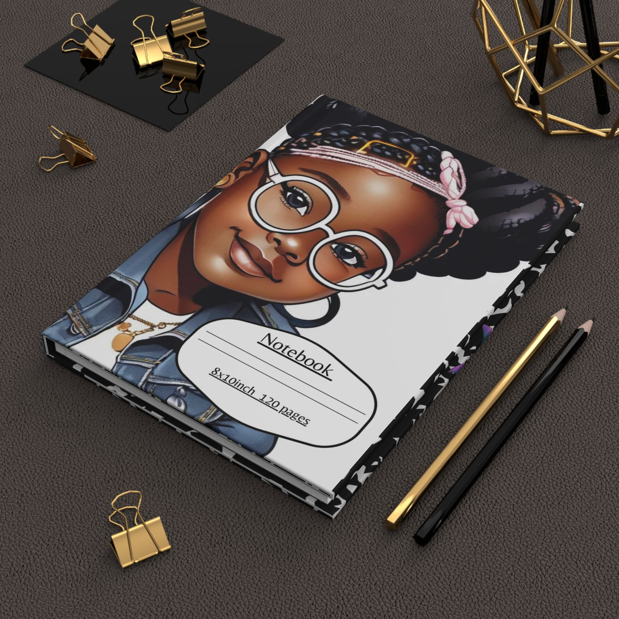 BABY GIRL Hardcover Journal Matte