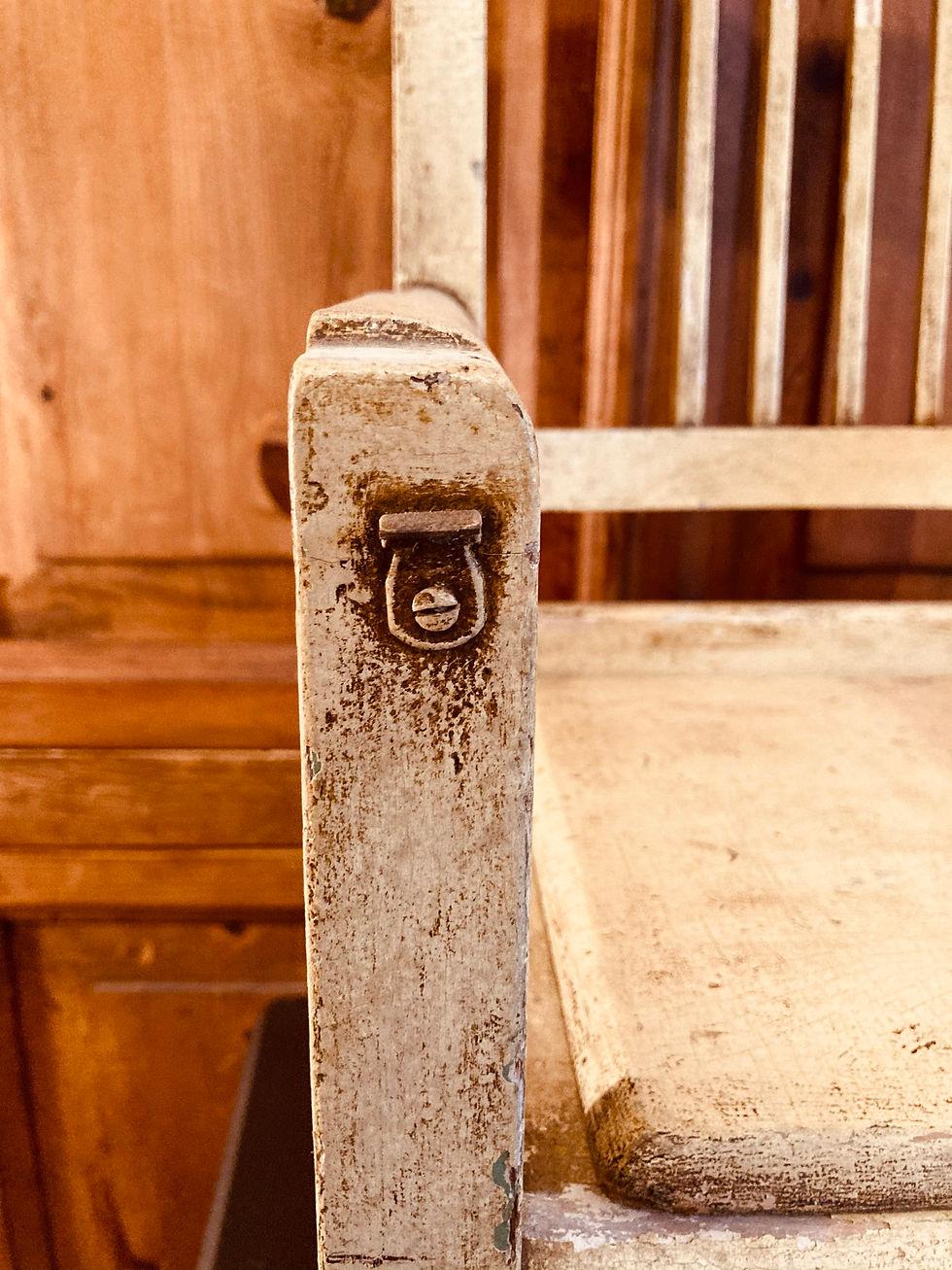 Thumbnail: Vintage Wooden High Chair/Potty Chair