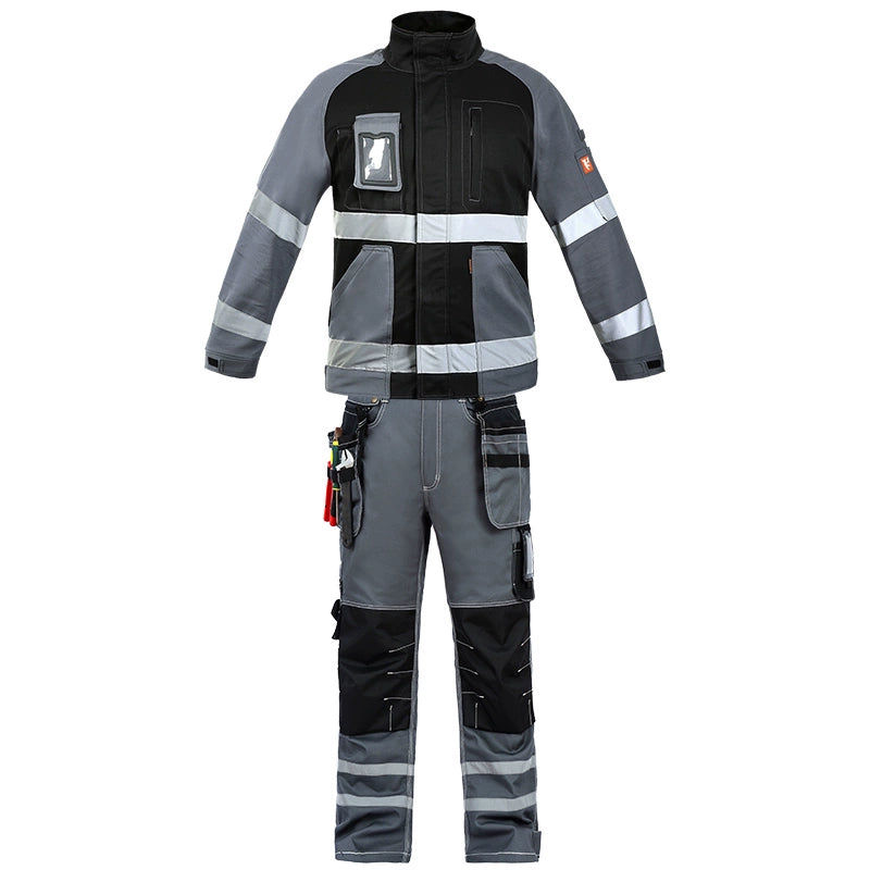 Thumbnail: Bauskydd Multi-Pocket ProtectiveOutdoor Automotive Repair Workwear Set