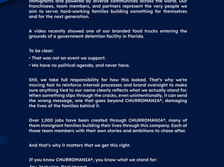 Official statement from Churromania®