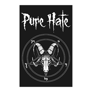 Pure Hate Pentagram Poster