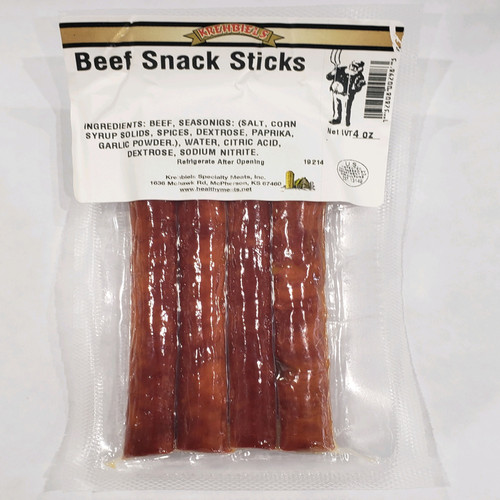 Beef & Pork Snack Sticks (4 Oz.) Krehbiels Meats