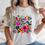 Thumbnail: 🌸 God Is Good — Floral Burst Tee