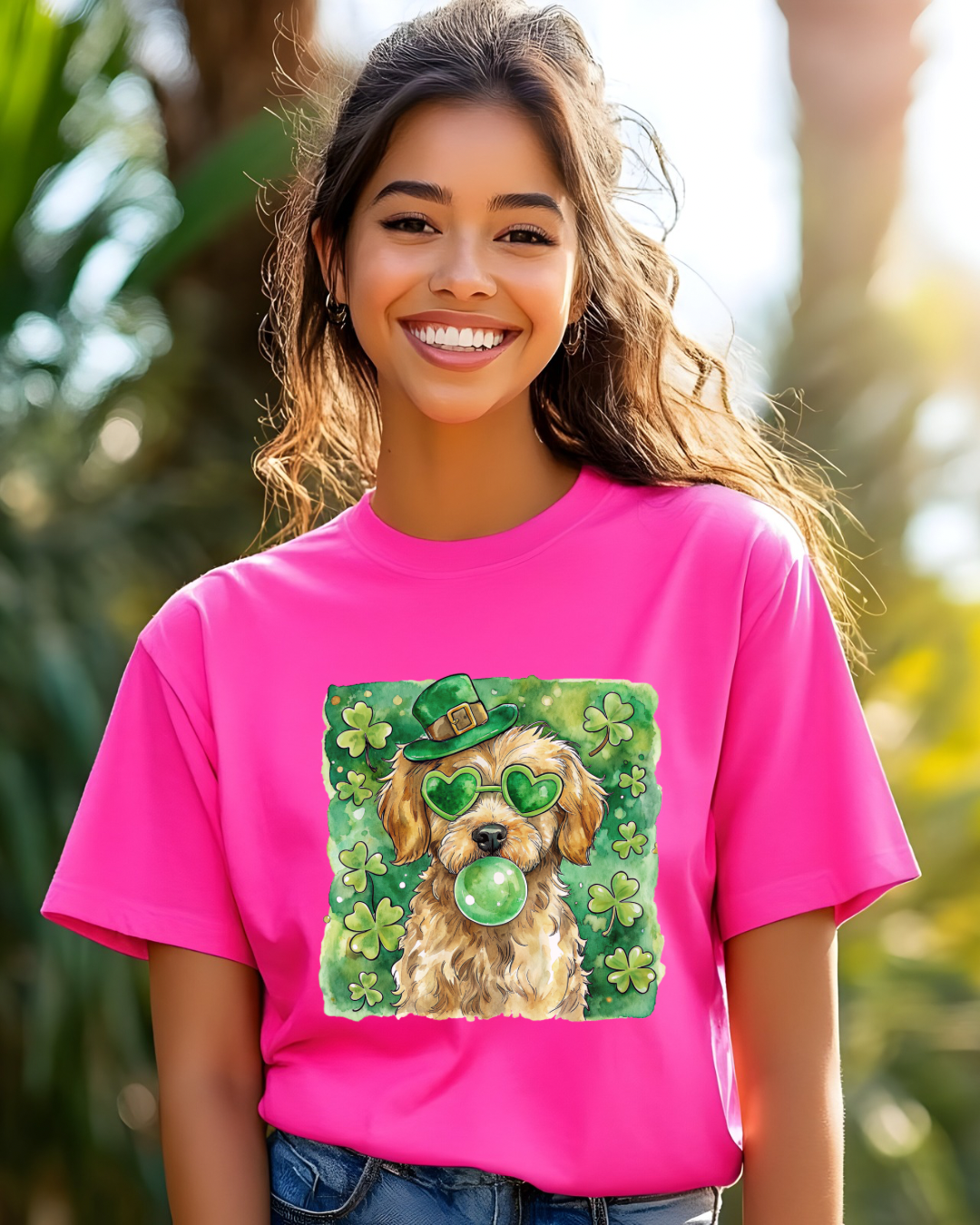 Women’s St. Patrick’s Day Dog Tee
