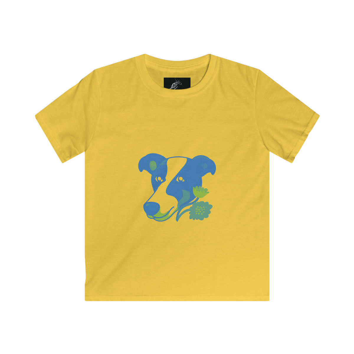 Cute Cartoon Greyhound Children's T shirt