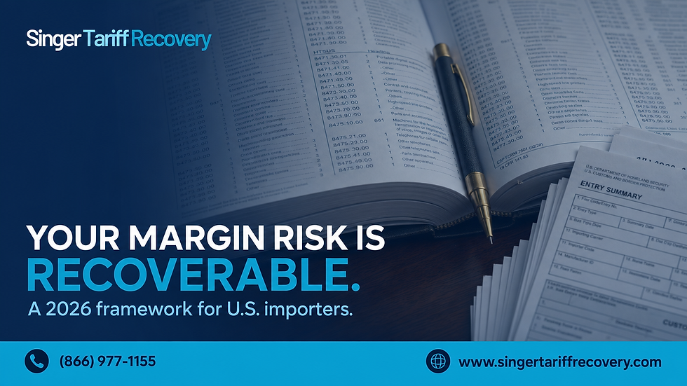 Import Margin Risk Management in an Era of Trade Policy Volatility: A 2026 Framework for U.S. Importers