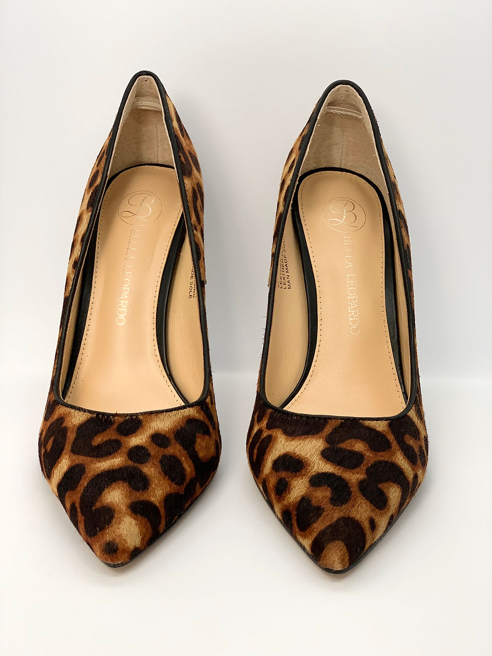 Thumbnail: Bella Leopardo Icon Leather Pony Hair Leopard Print Classic Point Toe Pump Womens Stiletto High Heel Luxury Designer Quality