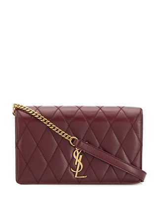 Saint Laurent Shoulder Bag red pink maroon Burgundy gold silver flap crossbody quilted chevron medium large small black winter autumn fall 2021 fashion colour trends leopard print Bella Leopardo