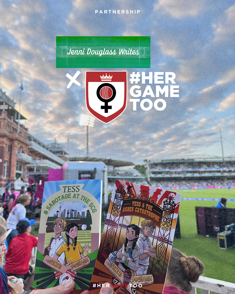 HER GAME TOO CRICKET PARTNER WITH JENNI DOUGLASS WRITES