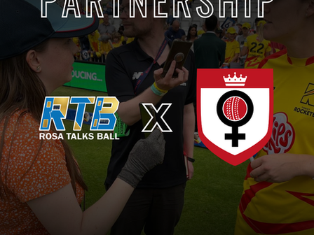 HER GAME TOO CRICKET PARTNERS WITH THE ROSA TALKS BALL PODCAST