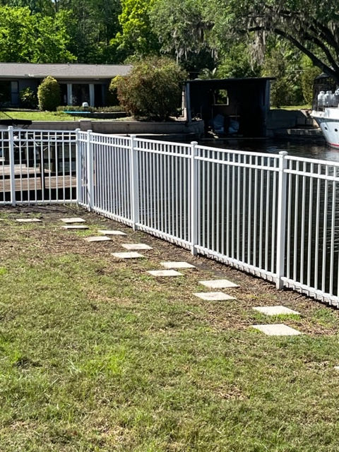 White Aluminum Fence 4 Foot Tall