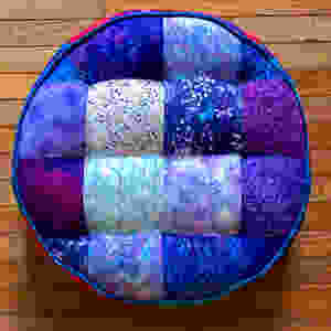 Yoga tuffet, purple side