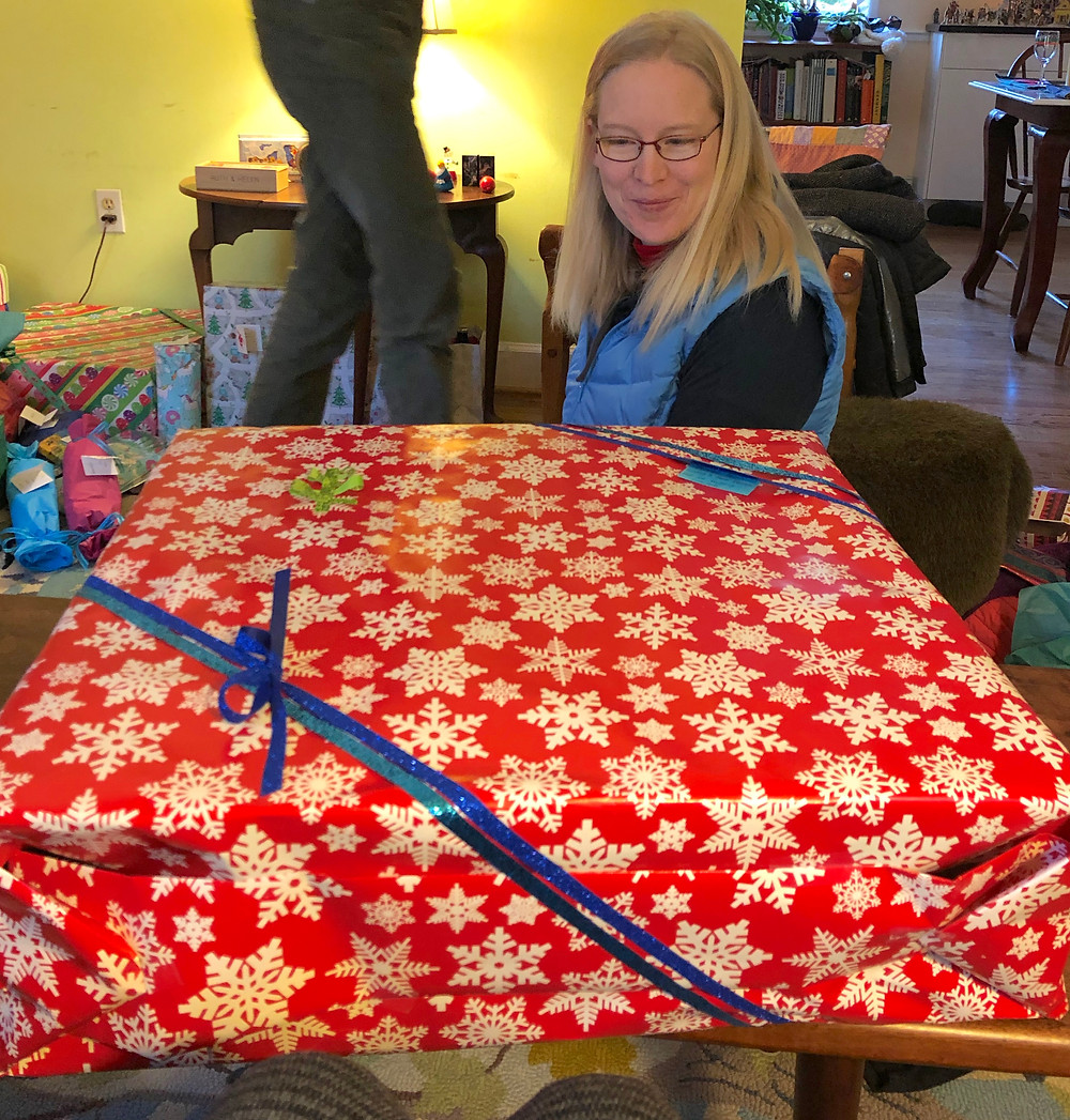 Package from Ruth to me, Christmas day, 2018