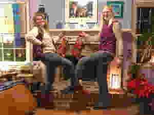 Helen and Ruth, Christmas Eve, 2018