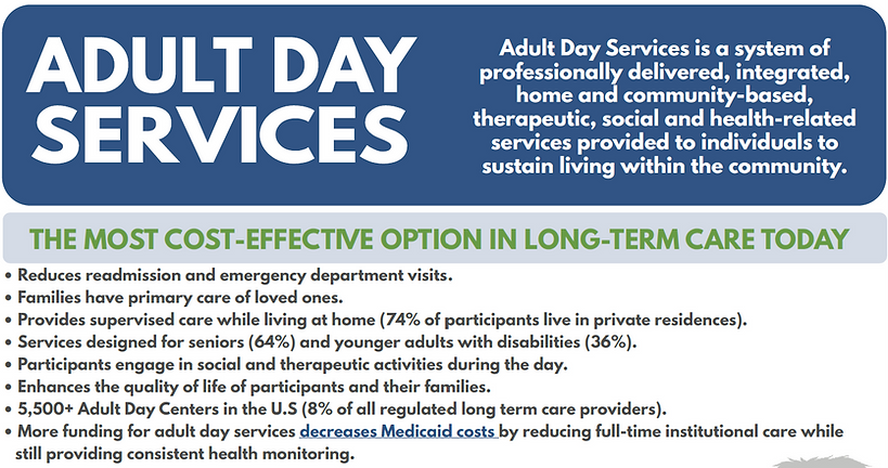 Adult Daycare Description and definition