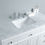 Thumbnail: Abigail Embellished 48" White Single Sink Vanity