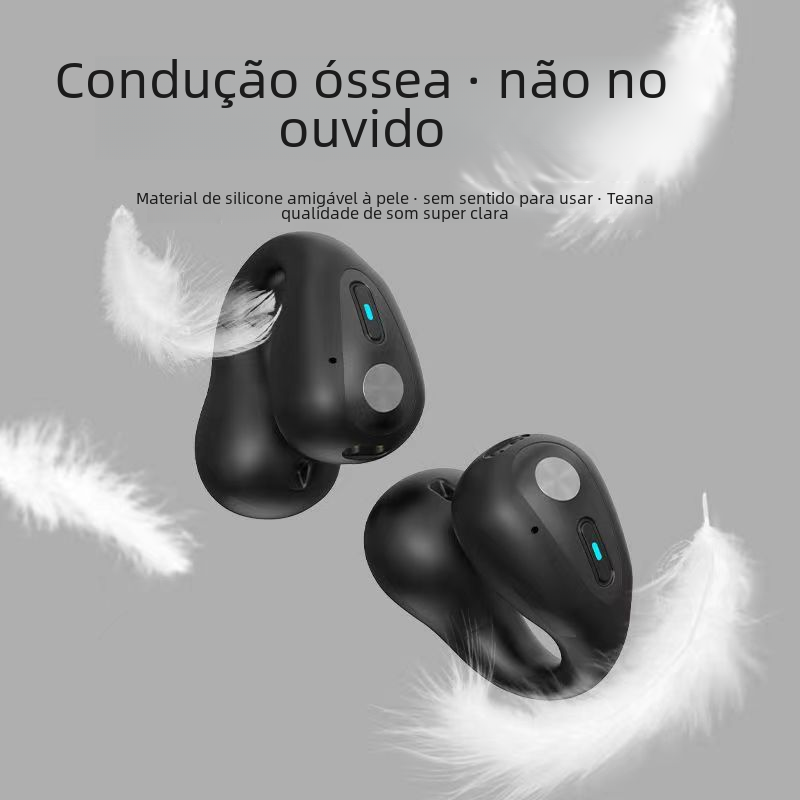 Thumbnail: Wireless Bluetooth Bone Conduction Earphones for Sports