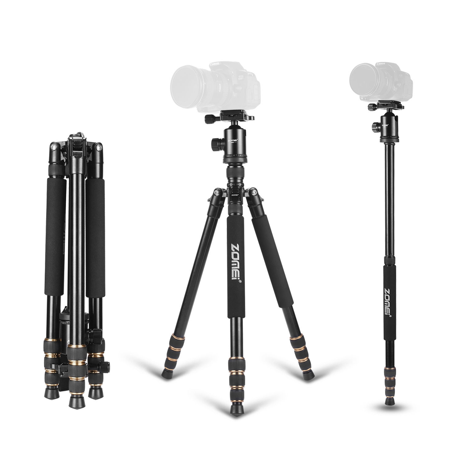 ZOMEI Z668 Magnesium-Aluminum DSLR Tripod Stand